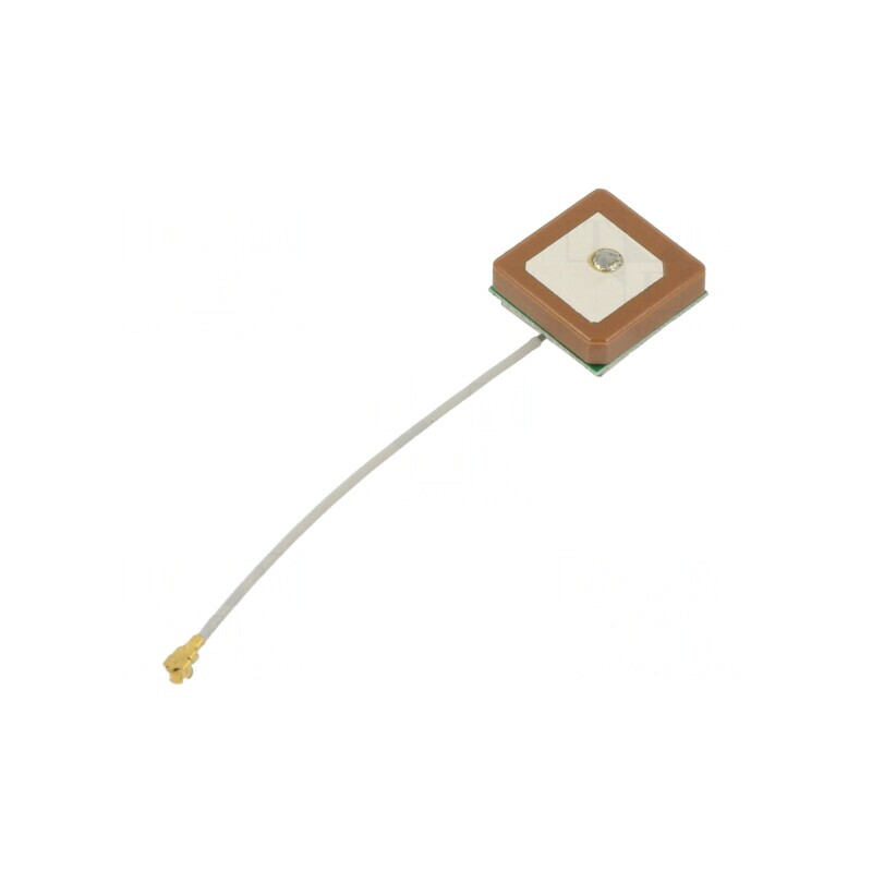 Antenă GNSS GPS 1.5dBi RHCP 18x18x4mm IPEX | Electronic-mag.ro | Componente Electronice
