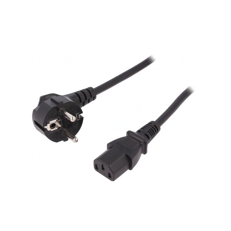 Cablu Alimentare Negru 2.5m CEE 7/7 la IEC C13 | Electronic-mag.ro | Componente Electronice Cablu Alimentare Negru 2.5m CEE 7/7 la IEC C13 | Electronic-mag.ro | Componente Electronice