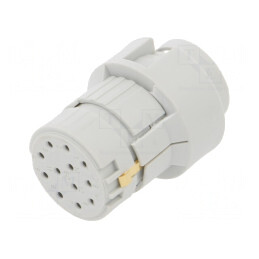 Conector M23 12-Pin Mamă Crimpat 200V