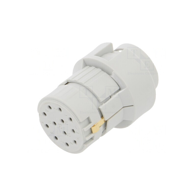 Conector M23 12-Pin Mamă Crimpat 200V | Electronic-mag.ro | Componente Electronice