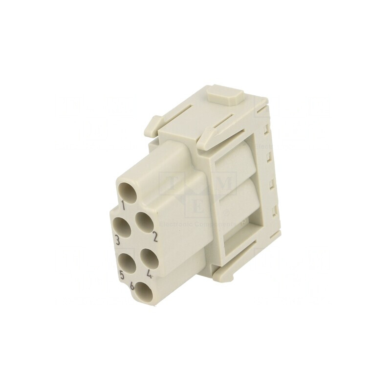 Conector HDC Mamă Han-Modular 6PIN fără Contacte | Electronic-mag.ro | Componente Electronice