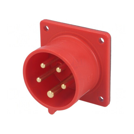 Conector Alimentare AC Trifazat 16A 400V IP44 | Electronic-mag.ro | Componente Electronice