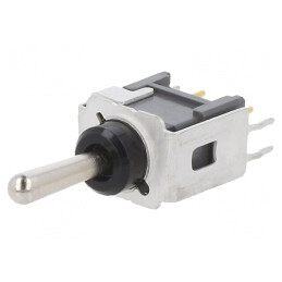 Comutator Basculant 3 Pozitii ON-OFF-ON 0.1A 28VAC | Electronic-mag.ro | Componente Electronice