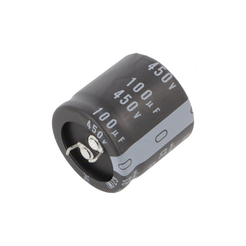 Condensator Electrolitic SNAP-IN 100uF 450V Ø30x30mm ±20% | Electronic-mag.ro | Componente Electronice