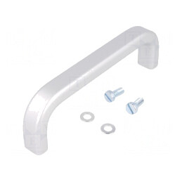 Manetă Aluminiu Gri 39mm x 130mm x 15mm | Electronic-mag.ro | Componente Electronice