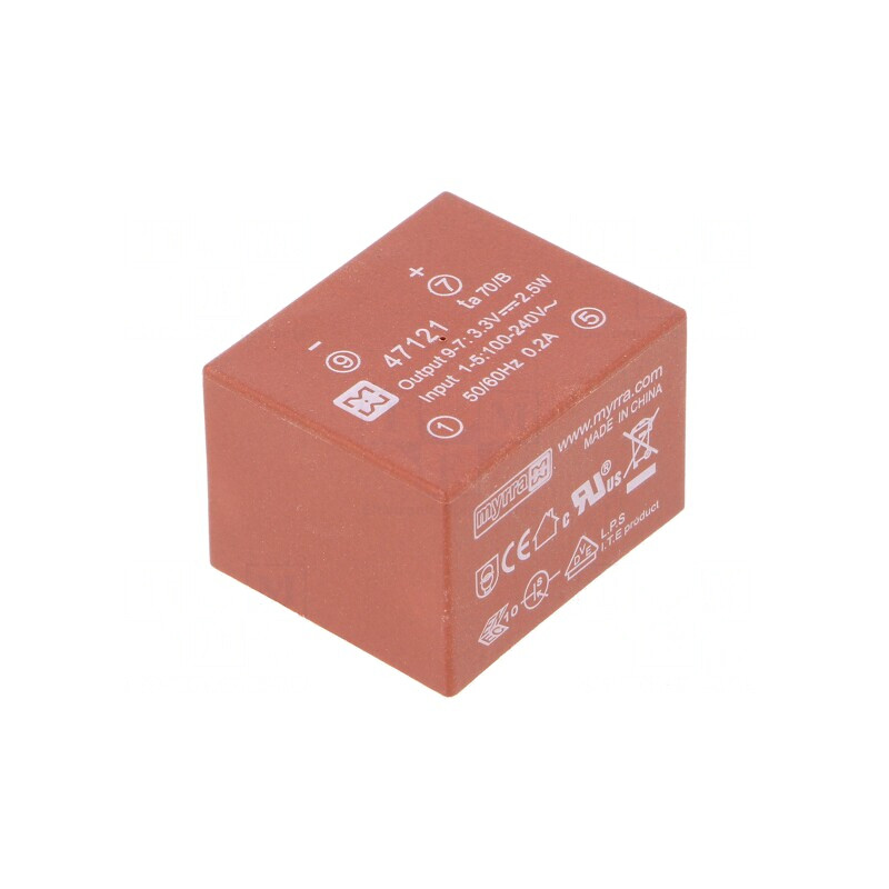 Convertor AC/DC 2.5W 85-265VAC 3.3VDC | Electronic-mag.ro | Componente Electronice