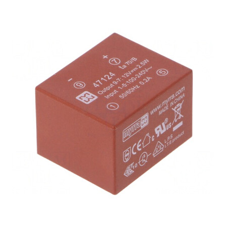 Convertor AC/DC 2.5W 12VDC | Electronic-mag.ro | Componente Electronice