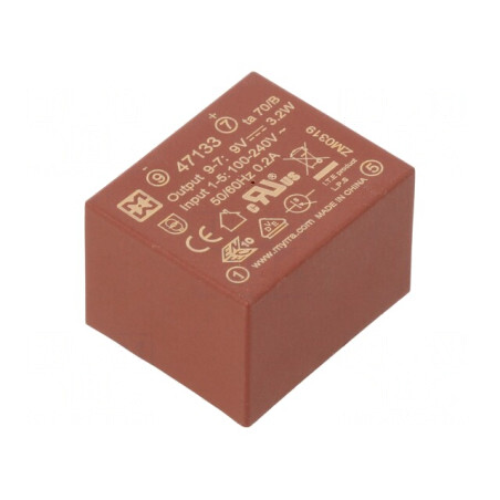 Convertor AC/DC 3,2W 9VDC | Electronic-mag.ro | Componente Electronice