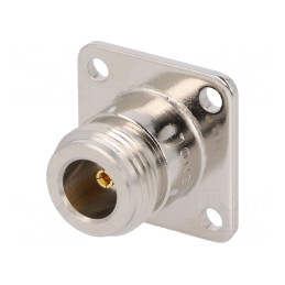 Soclu N mamă drept 50Ω PTFE aurit | Electronic-mag.ro | Componente Electronice