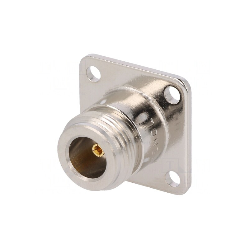 Soclu N mamă drept 50Ω PTFE aurit | Electronic-mag.ro | Componente Electronice