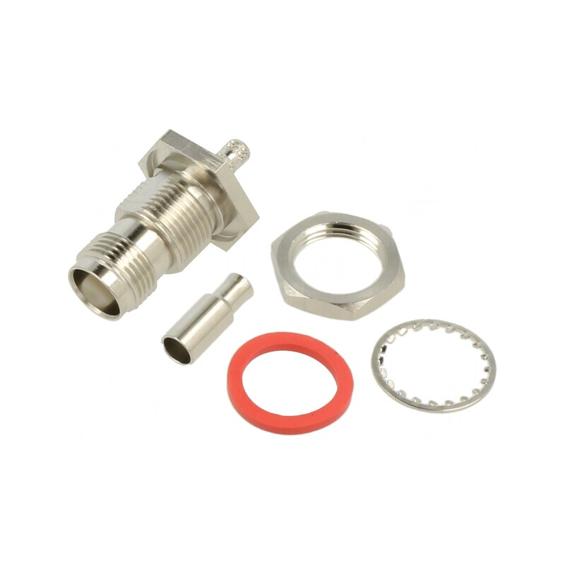 Soclu TNC Mamă Drept 50Ω PTFE Aurit -40÷85°C | Electronic-mag.ro | Componente Electronice
