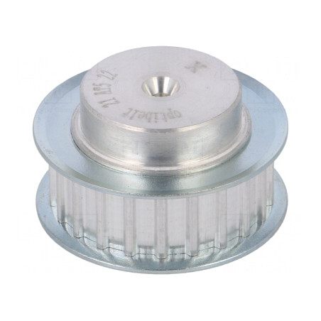 Roată de curea AT5 aluminiu 10mm 21mm 33,85mm | Electronic-mag.ro | Componente Electronice