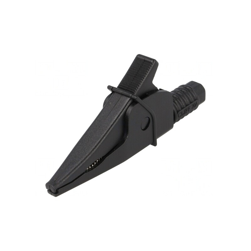 Bornă crocodil neagră 20A 39mm 1kV soclu 4mm | Electronic-mag.ro | Componente Electronice Bornă crocodil neagră 20A 39mm 1kV soclu 4mm | Electronic-mag.ro | Componente Electronice