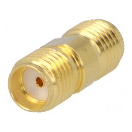 Adaptor SMA Mamă PTFE Aurit 50Ω | Electronic-mag.ro | Componente Electronice