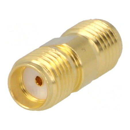 Adaptor SMA Mamă PTFE Aurit 50Ω | Electronic-mag.ro | Componente Electronice