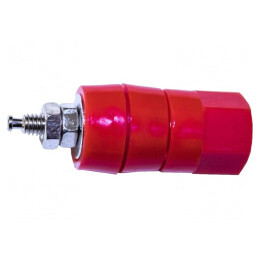 Clemă de laborator roşie 15A 41mm | Electronic-mag.ro | Componente Electronice
