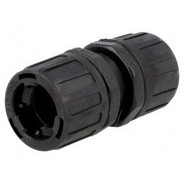 Conector poliamidă neagră HelaGuard IP66 -50÷135°C | Electronic-mag.ro | Componente Electronice
