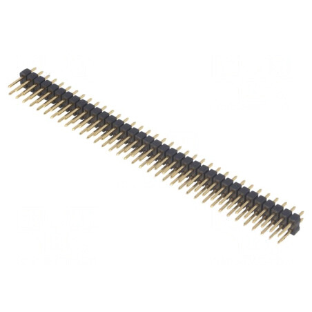 Şir Pini 2x36 Aurit 2,54mm THT | Electronic-mag.ro | Componente Electronice