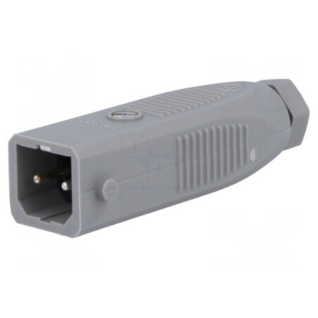 Conector dreptunghiular ST mufă tată 2 pini IP54 | Electronic-mag.ro | Componente Electronice