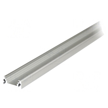 Profil LED Aluminiu Anodizat 2m SURFACE10 Natural | Electronic-mag.ro | Componente Electronice