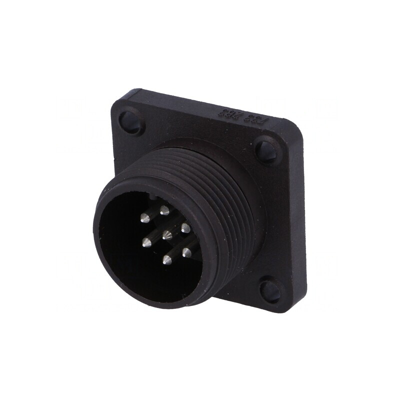 Conector Circular Soclu IP67 7 PIN Argintat | Electronic-mag.ro | Componente Electronice Conector Circular Soclu IP67 7 PIN Argintat | Electronic-mag.ro | Componente Electronice