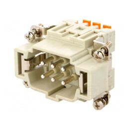 Conector HDC 6 PIN 16A CSH Tată | Electronic-mag.ro | Componente Electronice