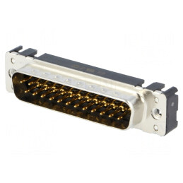 Conector D-Sub 25-Pin Soclu Tată Drept THT M3 | Electronic-mag.ro | Componente Electronice
