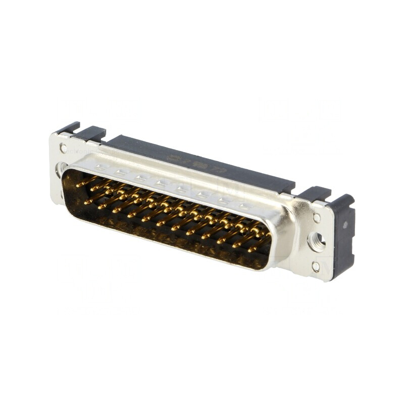 Conector D-Sub 25-Pin Soclu Tată Drept THT M3 | Electronic-mag.ro | Componente Electronice