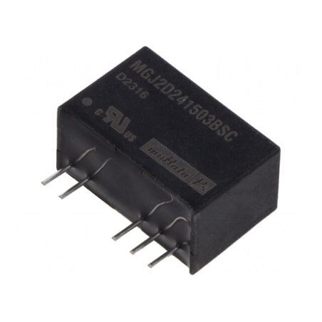 Convertor DC/DC 2W 24V 15VDC -3,5VDC SIP | Electronic-mag.ro | Componente Electronice