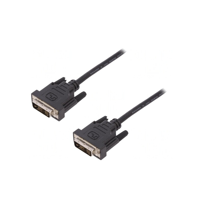 Cablu DVI-D 2m Negru | Electronic-mag.ro | Componente Electronice Cablu DVI-D 2m Negru | Electronic-mag.ro | Componente Electronice