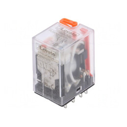 Releu Electromagnetic DPDT 24VAC 7A | Electronic-mag.ro | Componente Electronice