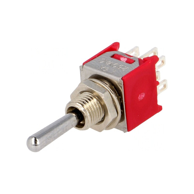 Comutator Basculant 3 Pozitii ON-OFF-ON 3A 125VAC 28VDC | Electronic-mag.ro | Componente Electronice