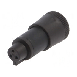Conector Circular Mamă 3 Pin Aurit 3A | Electronic-mag.ro | Componente Electronice