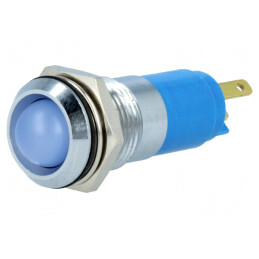 Lampa LED de Control Albastră IP67 24V-28V | Electronic-mag.ro | Componente Electronice