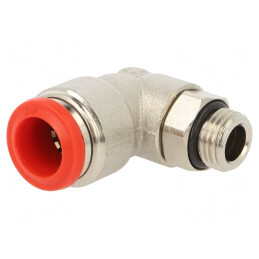 Racord Push-in Unghiular Alamă Nichelată 20bar | Electronic-mag.ro | Componente Electronice