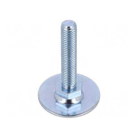 Picioruş Reglabil Oțel 40mm M10 Lungime 50mm | Electronic-mag.ro | Componente Electronice