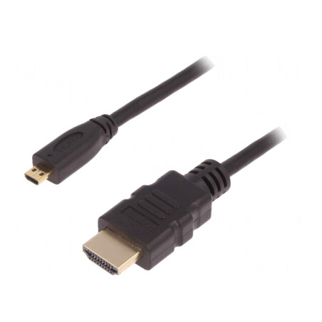 Cablu HDMI 1.4 Micro HDMI 3m Negru | Electronic-mag.ro | Componente Electronice