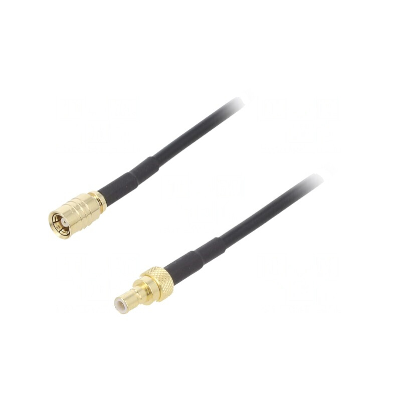 Cablu SMB Tată-Mamă Ecranat 5m Negru | Electronic-mag.ro | Componente Electronice