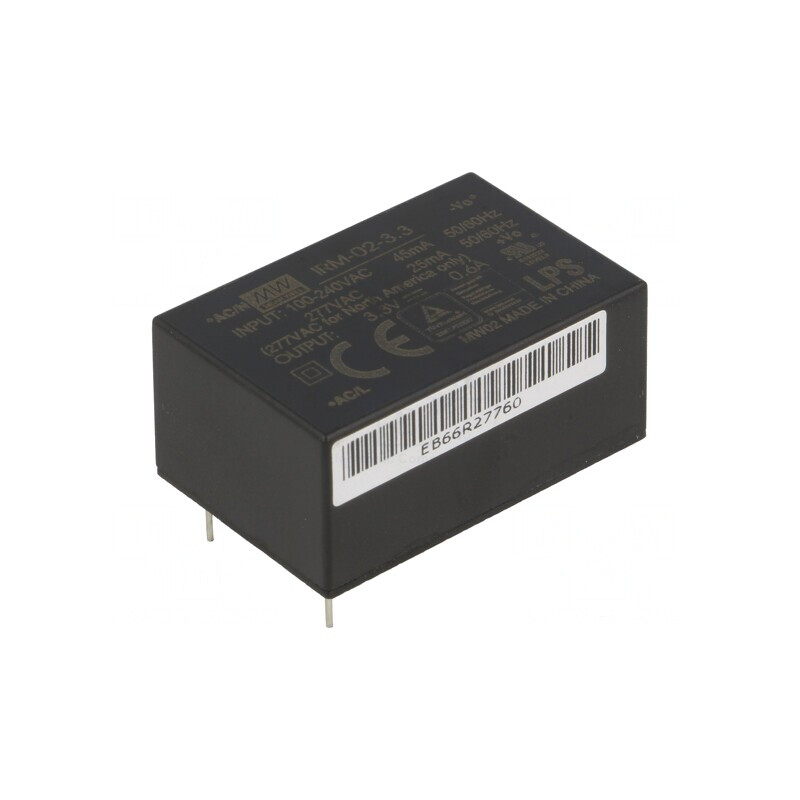 Convertor AC/DC 2W 85-305VAC 3.3VDC | Electronic-mag.ro | Componente Electronice