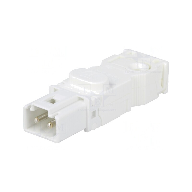 Mufă Tată Albă 025 | Electronic-mag.ro | Componente Electronice