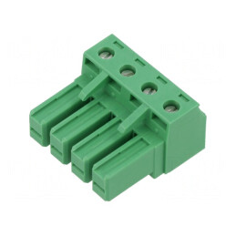 Regletă conexiuni deconectabilă 7,62mm 4 piste dreptunghiulară | Electronic-mag.ro | Componente Electronice