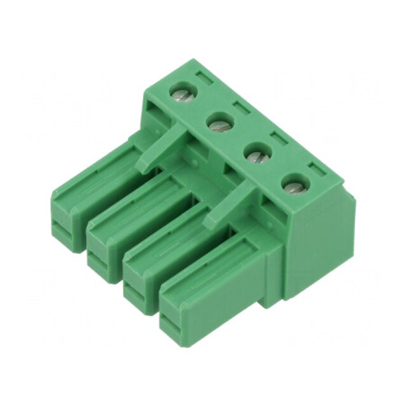 Regletă conexiuni deconectabilă 7,62mm 4 piste dreptunghiulară | Electronic-mag.ro | Componente Electronice
