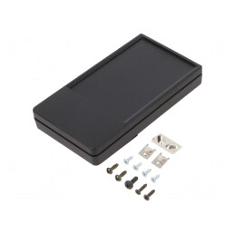 Carcasă universală ABS neagră 58x105x19mm | Electronic-mag.ro | Componente Electronice