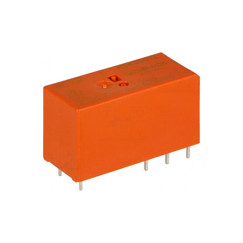 Releu electromagnetic DPDT 12VDC 8A PCB | Electronic-mag.ro | Componente Electronice