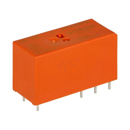 Releu electromagnetic DPDT 12VDC 8A PCB | Electronic-mag.ro | Componente Electronice
