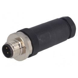 Mufă M12 3 PIN DeviceNet/CANopen IP67 | Electronic-mag.ro | Componente Electronice