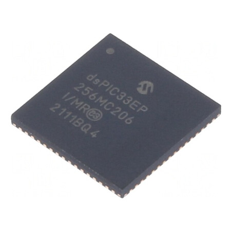 Microcontroler dsPIC 256kB 32kB SRAM QFN64 0.5mm | Electronic-mag.ro | Componente Electronice
