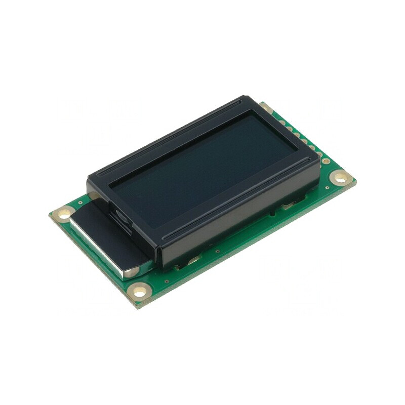 Afișaj LCD Alfanumeric 8x2 LED Negru | Electronic-mag.ro | Componente Electronice