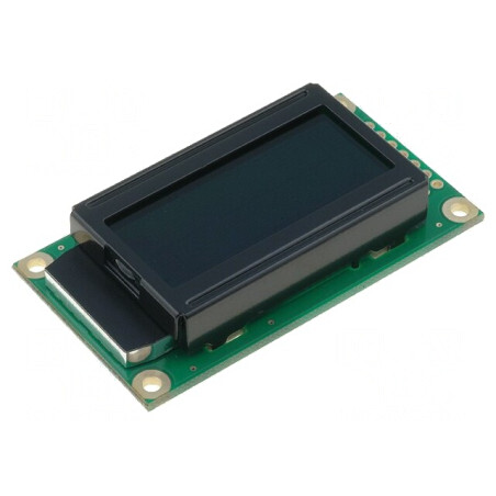 Afișaj LCD Alfanumeric 8x2 LED Negru | Electronic-mag.ro | Componente Electronice