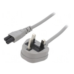 Cablu de alimentare alb 1,5m IEC C19 la NEMA 5-15 3x14AWG | Electronic-mag.ro | Componente Electronice